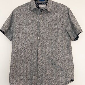 Denim & Flower Navy Floral Button Down Shirt